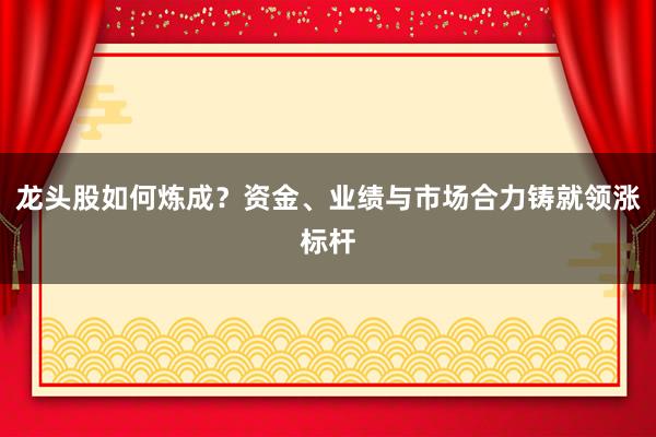 龙头股如何炼成？资金、业绩与市场合力铸就领涨标杆