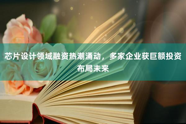 芯片设计领域融资热潮涌动，多家企业获巨额投资布局未来