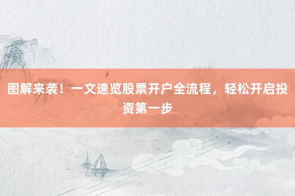 图解来袭！一文速览股票开户全流程，轻松开启投资第一步